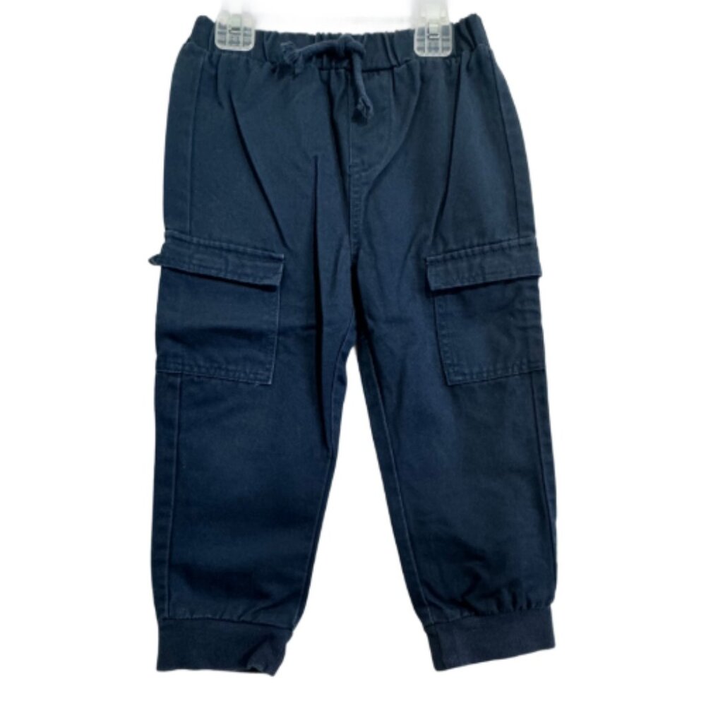 Boy's Blue Cargo Pants Size 24-36 Months